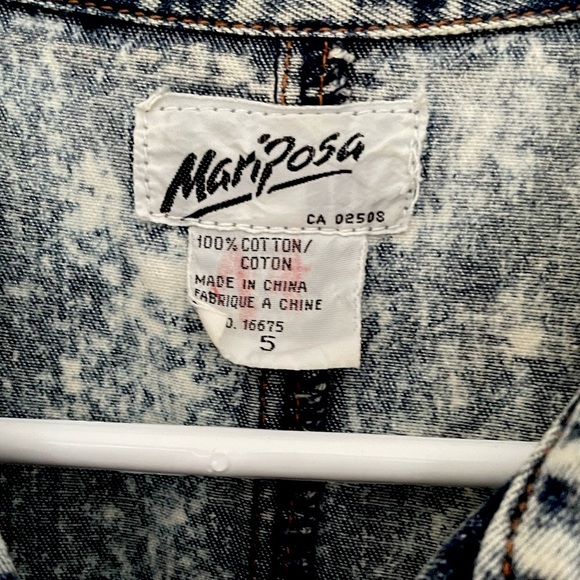 Vintage Mariposa - Acid Wash Jean Dress - Picture 6 of 6